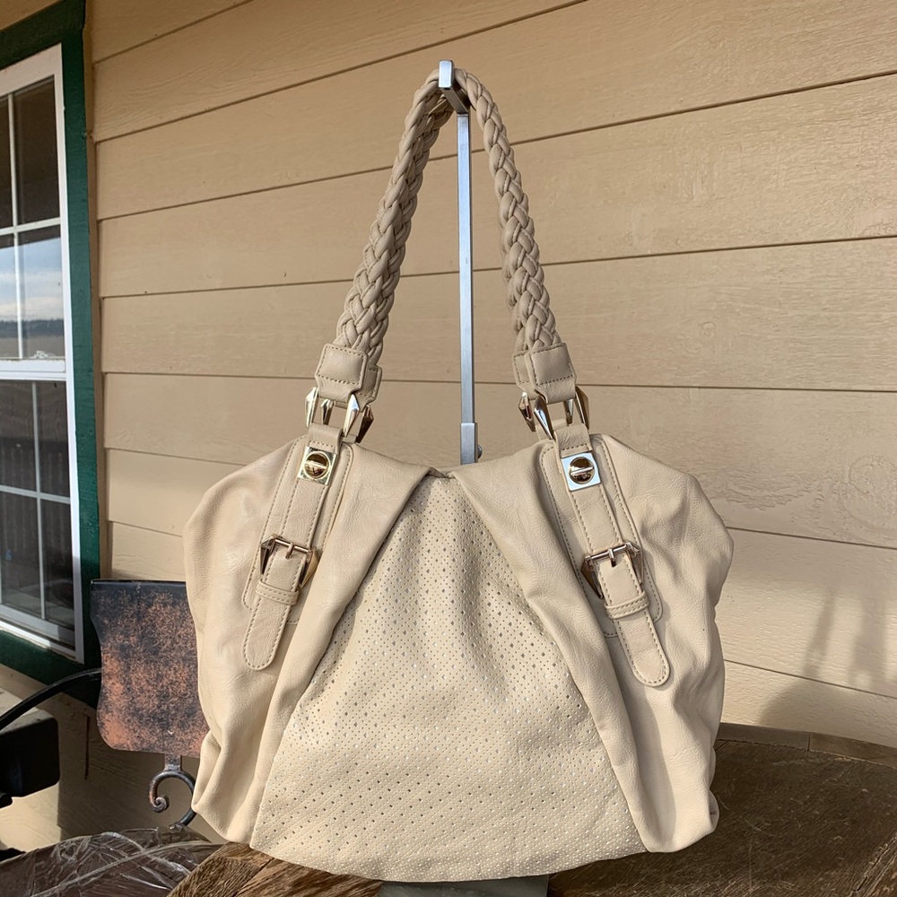 Linea V by Kooba Tan Vegan Leather Purse